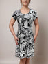 Highlighted Princess Seam Scoop Neck Dress - D2037